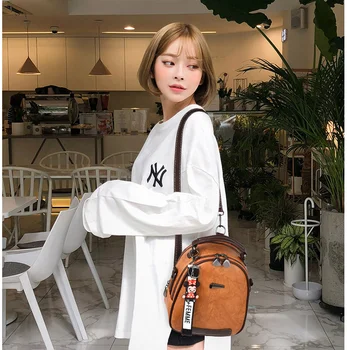 

2020 New Retro Shoulder Shoulder Multipurpose Women's Bag Small Fresh Women's Bag Casual College Style Backpack