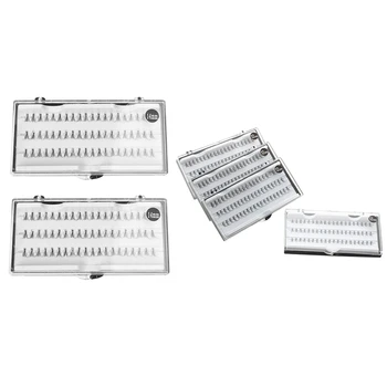 

6 Tray Individual False Eyelash Eye Lash Extension, 2 Tray 14Mm & 6 Tray 12Mm