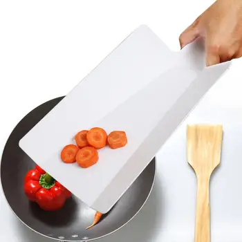 

1Pc Foldable Chopping Blocks Food Grade Plastic Vegetable Meat Cutting Board Multi-function Kitchen Accessories 38.2*21.5 Cm