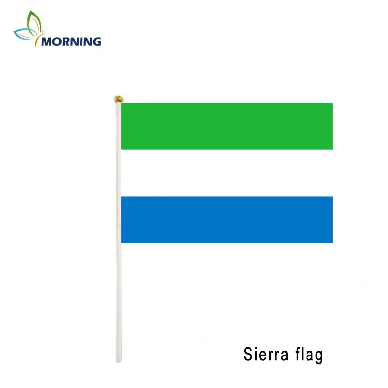 Morning Custom Sierra flag 10 шт маленький ручной флажок с полюсом