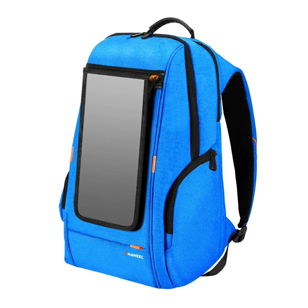 Outdoor Solar Backpack Solar Charger Crossbody Bag With 5.5V Solar Panel 