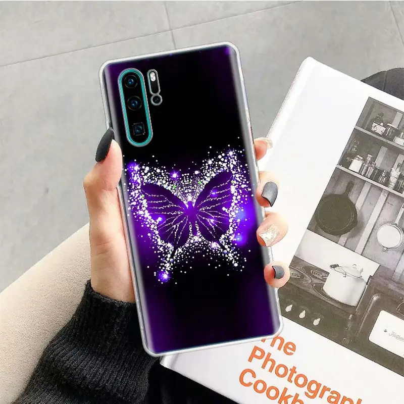 Футляр фиолетового цвета infinity on для huawei P20 P30 P Smart Z Plus P10 mate 30 10 20 Lite Pro силиконовый чехол для телефона