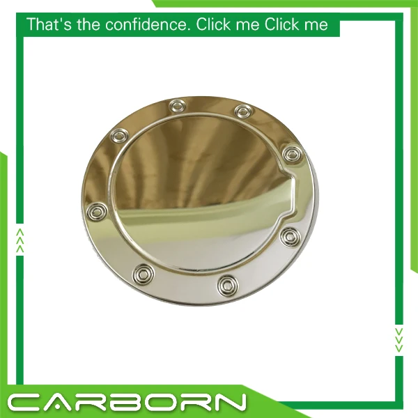 

For Avalanche Tahoe Suburban Yukon XL 2007 2008 2009 2010 2011 2012 2013 Stick On Type 304 Stainless Steel Fuel Door Cover