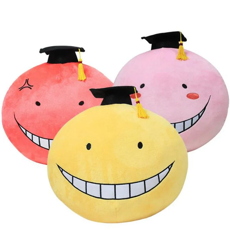 

30CM Assassination Classroom Korosensei Soft Plush Toys Anime Lovely Stuffed Animal Pillow Toys For Children