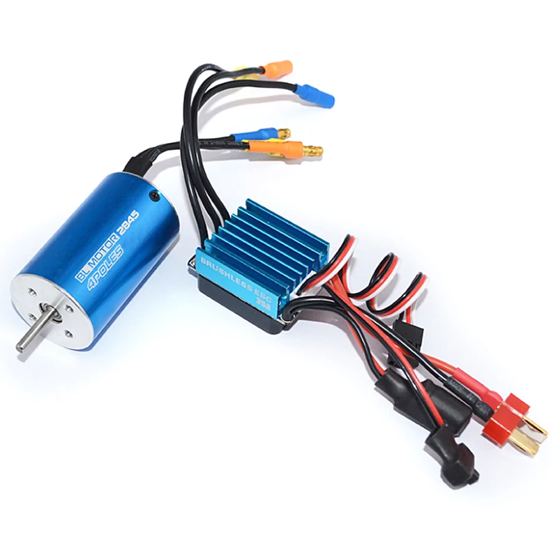 2845 4370Kv бесщеточный мотор+ 35A бесщеточный Esc+ программная карта для 1/14 1/16 1/18 Rc автомобиля