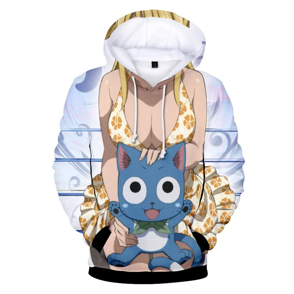 

New Harajuk FAIRY TAIL 3D Printed Men Women Hoodie Fashion Casual Cosplay Costume Men Brand Hoodies Funny Streetwear Sweatshirt