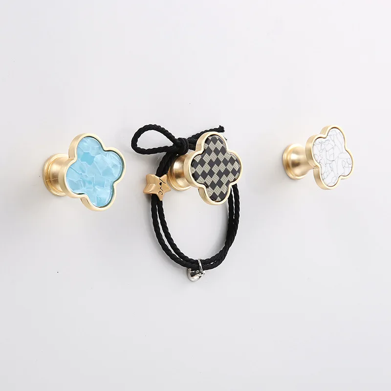 28 Colors European Style Cabinet Knobs and Handles Fashion Hanging Hooks Wall Decor Furniture Dressing Drawer Knob Kitchen Pull