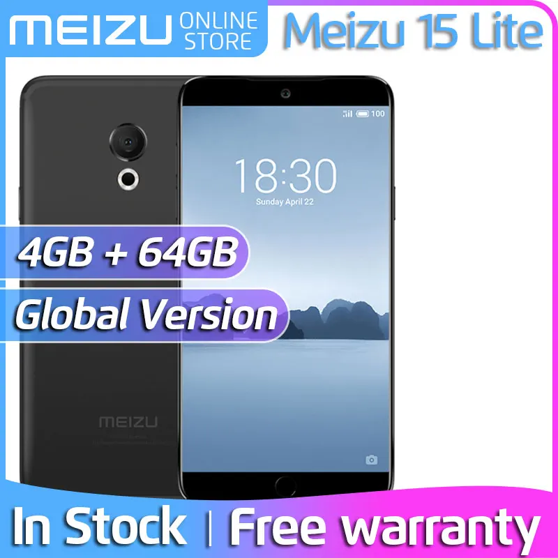 Глобальная версия Meizu 15 Lite 4 Гб ОЗУ 32 ПЗУ 64 M871H Смартфон Snapdragon 626 четыре ядра 5 46