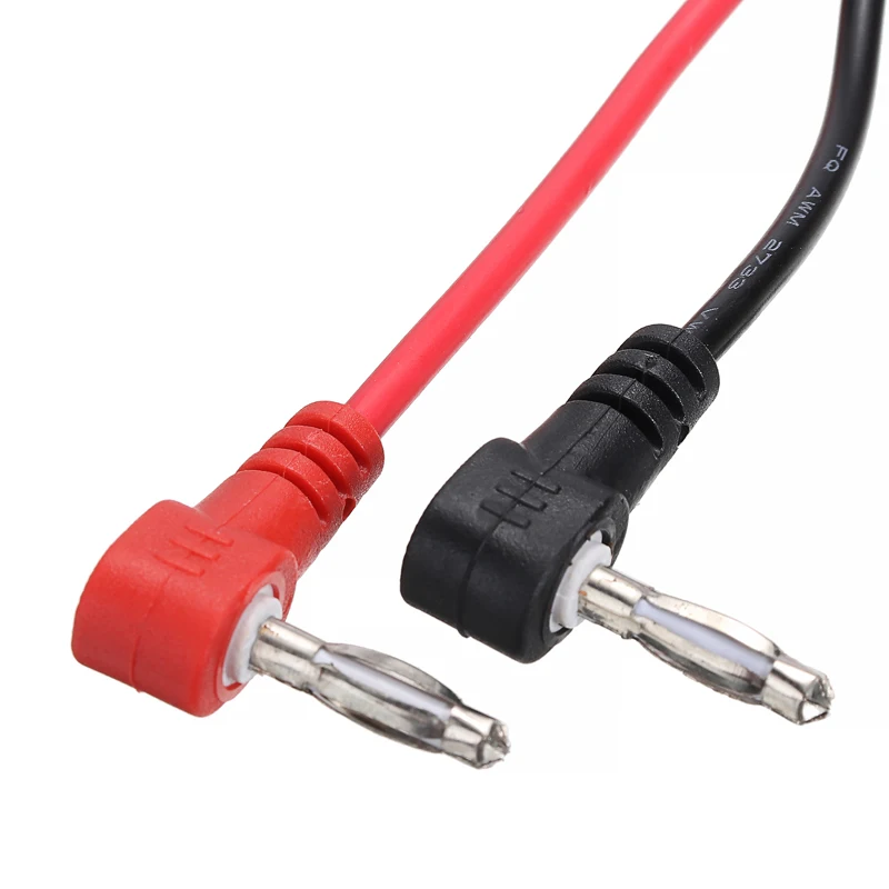 Комплект испытательного кабеля питания 2 зажима типа крокодил заглушки банан 4 с