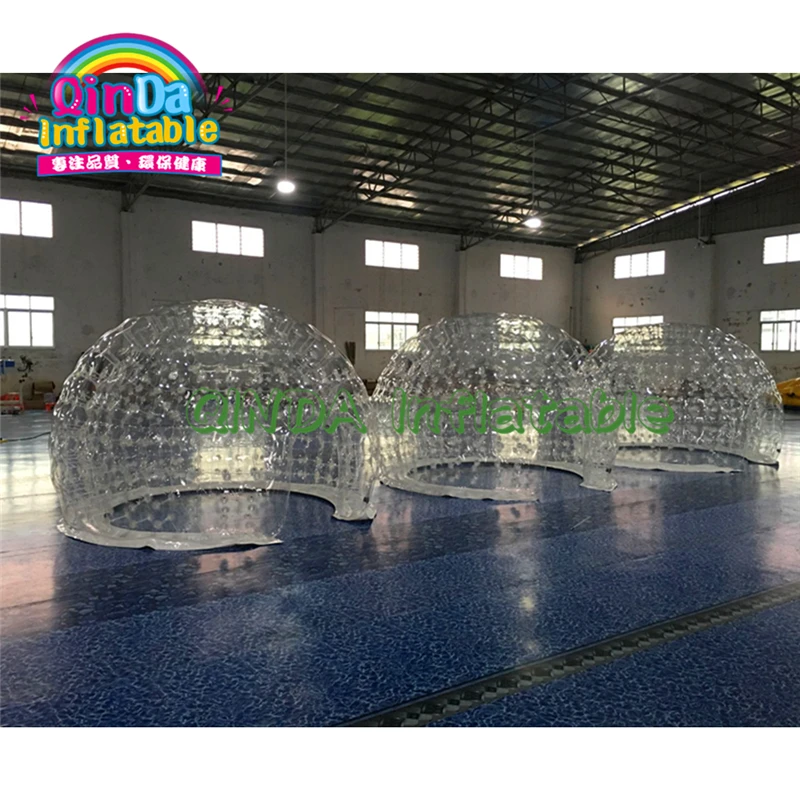 transparent inflatable dome tent (10)