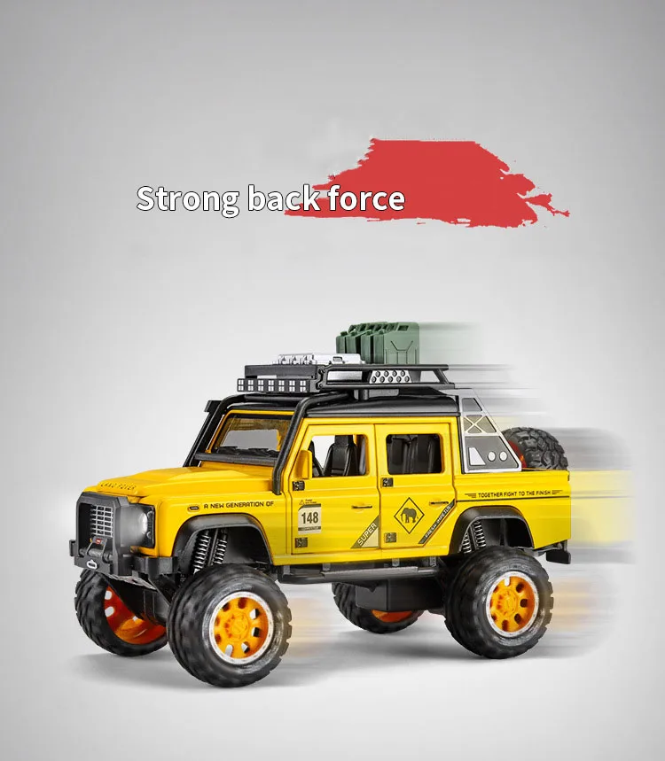 Модель автомобиля 1:32 SUV пикапы Diecasts& Toy Vehicles из металлического сплава симуляция оттягивания автомобилей игрушки для детей Подарки для детей