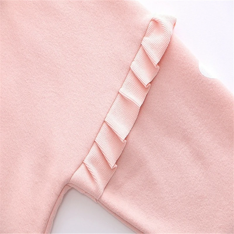 Merry Pretty женские толстовки с капюшоном и принтом единорога из мультфильма с ушками на капюшоне зимние Лоскутные пуловеры с капюшоном и оборками