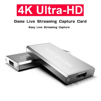 

4K HDMI Video Capture Card Multi-functional Classic Practical HDMI to USB 2.0 Grabber Record Box for Game Recording