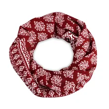 Открытый женский мужской спортивный узор головной убор нагрудник двойного назначения хлопок головной убор четыре сезона