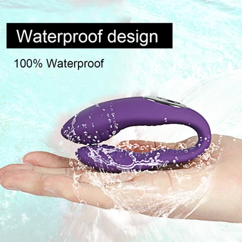 Wireless Vibrator Adult Toys For Couples USB Rechargeable Dildo G Spot U Silicone Stimulator Dildo Vibrators Sex Toy For Woman 4