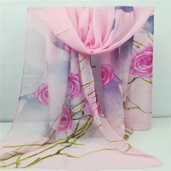 

Scarves Flower Printing Long Women Shawl Scarves Ladies Girls Soft 160cm Wrap Scarf Autumn and winter Scarves