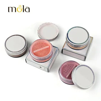 

1M Minimum 10 ,Total 4 colors High Gloss Powder Pearl Neutral Can Private Label Custom Logo If meet Minimum Wholesale Cosmetics