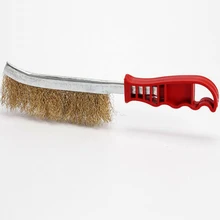 2 шт проволочная щетка красная нержавеющая сталь латунь набор щетинок для удаления коррозии