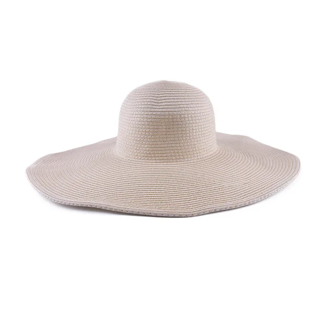 customize name Straw Vacation hat Lettered beach sun hat outdoor trip cap Personalise Honeymoon floppy hats unique brithday gift - Цвет: beige