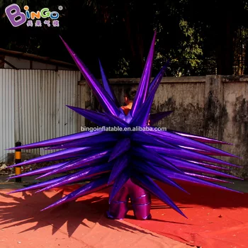 

ADVERTISING TYPE 2.8m inflatable thorns costume for stage prop parade custom made colored star dress decoration