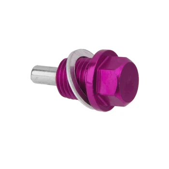 

M14X1.5 Universal Metal Engine Oil Pan Drain Bolt Plug Purple