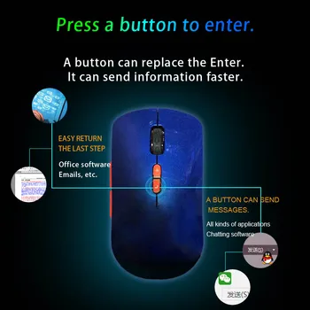 

2.4G Wireless Smart Voice Mouse Voice Control Enter Key Multi-language USB Charging Mouse KQS8