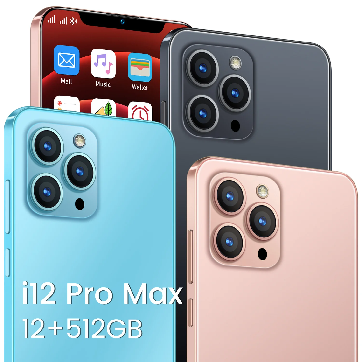 I12 Pro Max телефон экран 6 7 дюйма 12 ГБ 512 | Мобильные телефоны и аксессуары