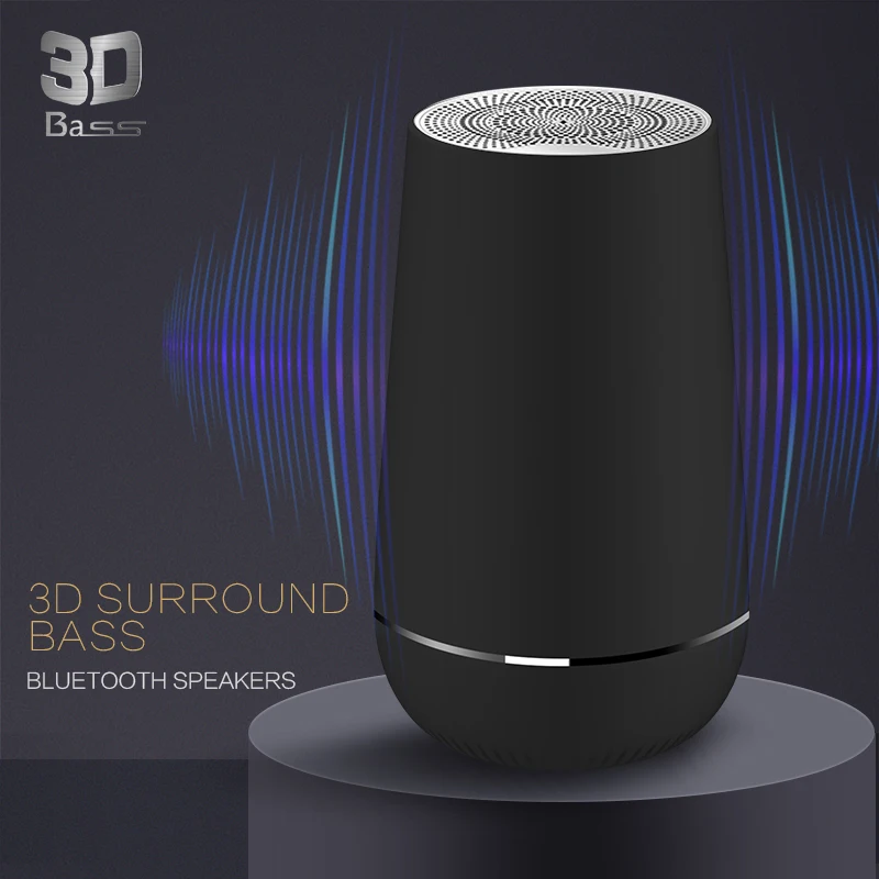 Bluetooth стереоколонка портативная Hi Fi с поддержкой FM радио TF AUX USB|Портативные
