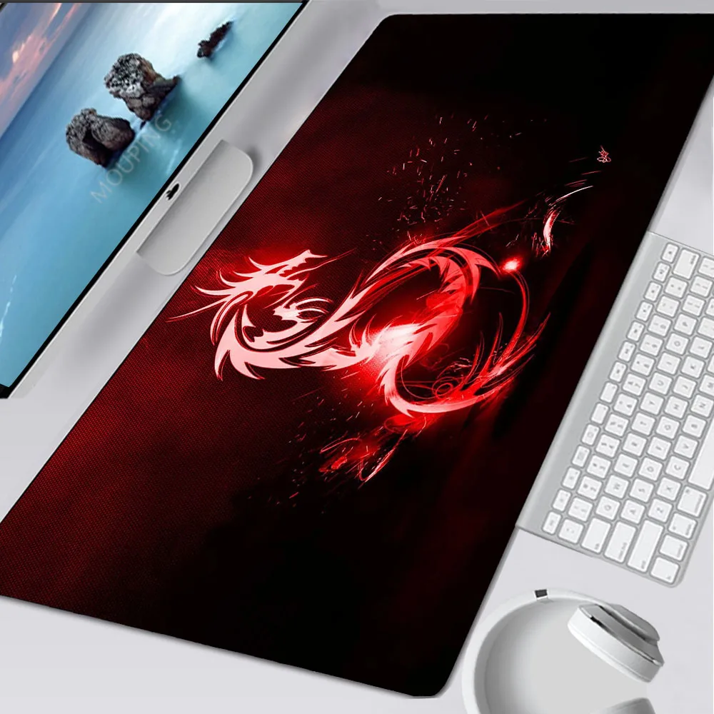 Reddragon Mouse Pad Msi Tappetini Per Mouse Gaming Large Mousepad Accessori Per Computer Anime Pc Gamer Accessori Per Giochi Tappetini Da Scrivania In