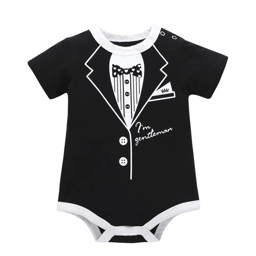 black onesie for baby girl