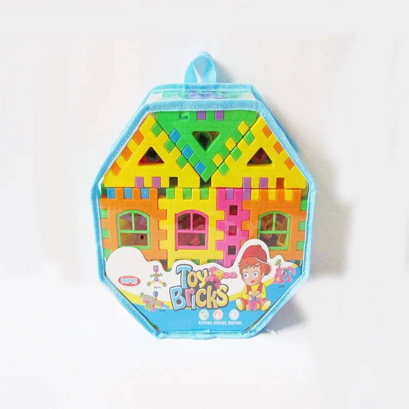 

Children Early Education ENLIGHTEN Plastic Building Blocks Infants Intelligence Fight Inserted Joint Amusement Park Large Partic