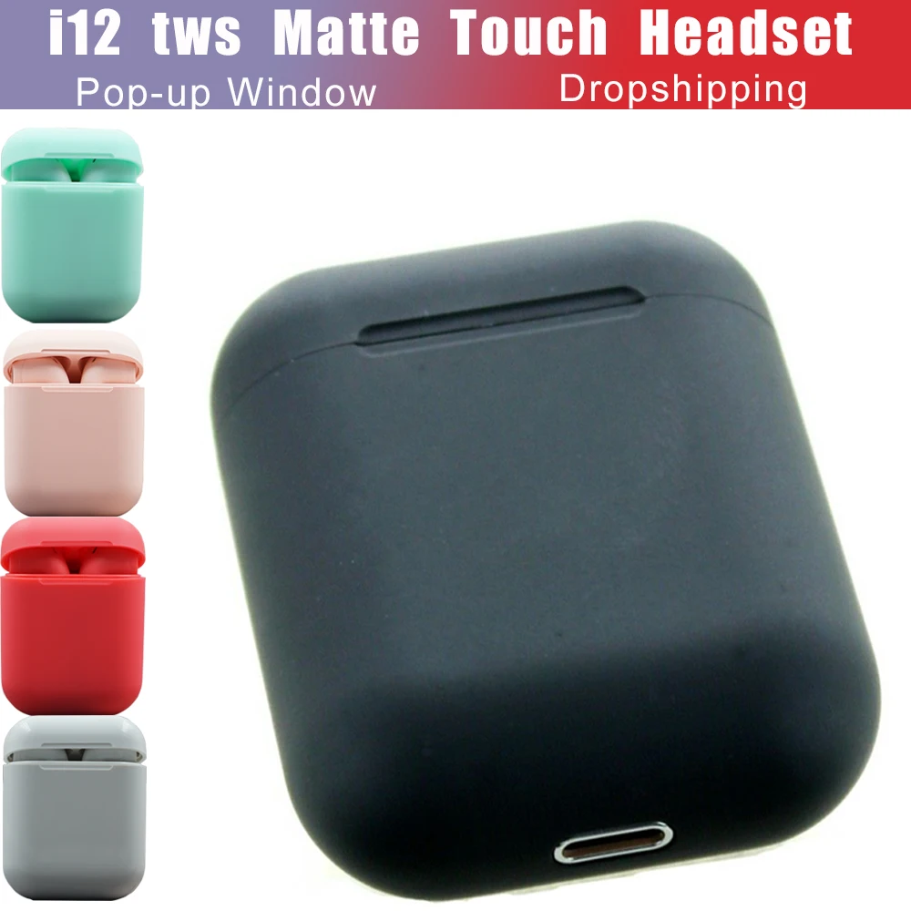 

tws I12 Casque Bluetooth 5.0 Earphones Touch Sport Earbuds original Mini Headsets headphone with Microphone fone de ouvido hands