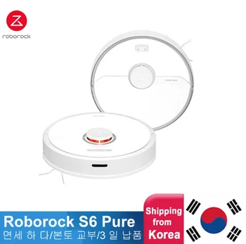 

Roborock S6PURE Robot Vacuum Cleaner Smart Sweeping Cleaning Electric Mop Upgrade of S5 MAX Home Carpet Dust Robot