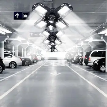 

E27 Garage Light Indoor Outdoor Auto Bright Light Bulb Hallway Black Eco-Friendly Street Fan Light Smart AC85-265V