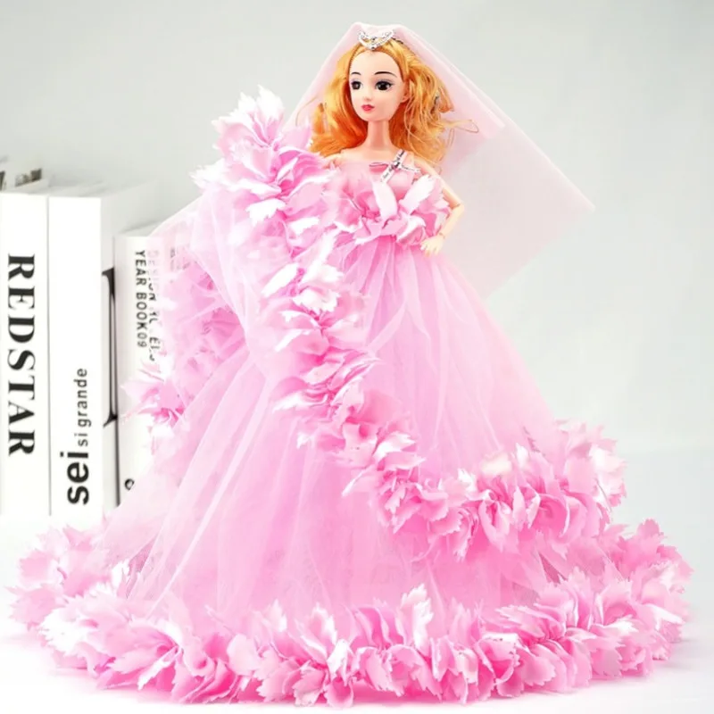 

40cm Beautiful Princess Doll With Dress Clothes BJD Doll Multi-joint Movable Beautiful Golden Princess Hair New Gift For Girl