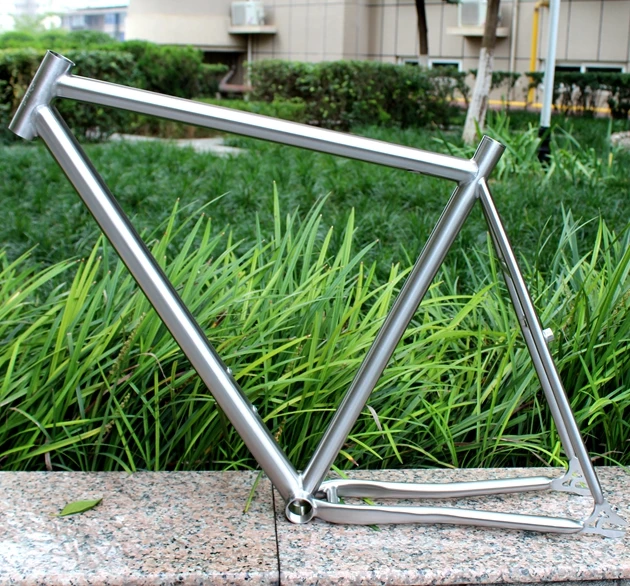 Titanium single speed bike frame 700C Ti track bike frame V brake