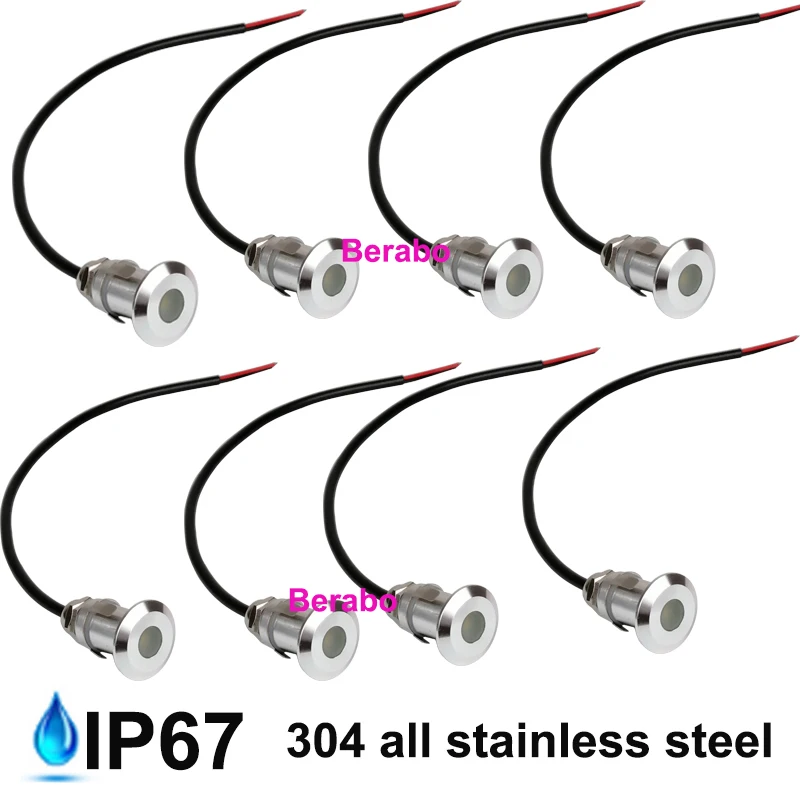 Description Picture 3 of item4/10 Lights LED Deck Light 12V Underground Lamp Garden Stair Pathway Landscape Lighting Waterproof IP67 Spotlight with