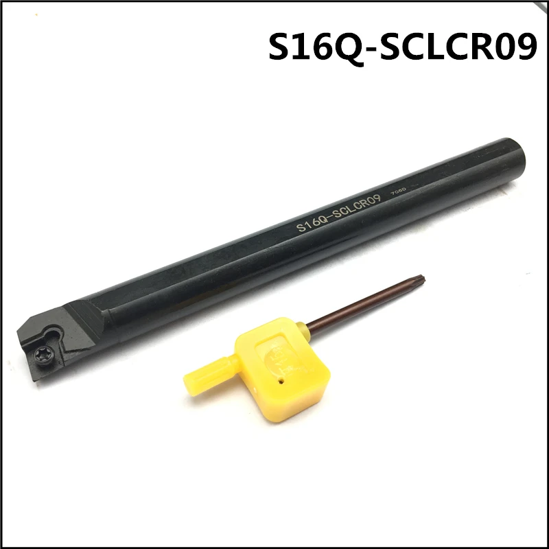 S16Q-SCLCR09 95 градусов резец для внутренней обточки держатель CCMT09T304 CCMT09T308 вставка