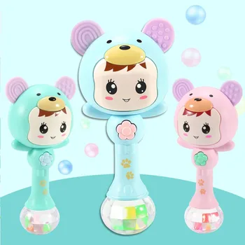 

Baby Music Teether Rattle Toy for Child 0-12 Education Mobile Cot Kids Bed Bell Newborn Stroller Crib Infant Pacifier Weep Tear