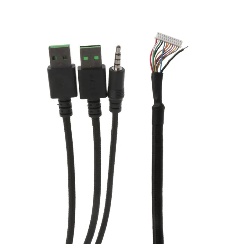 

Durable Nylon Braided Line USB Mechanical Keyboard Cable Replacement Wire for Razer BlackWidow Chroma V2 Mechanical Keyboard