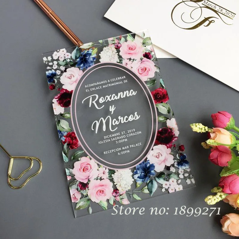 boîte invités noël