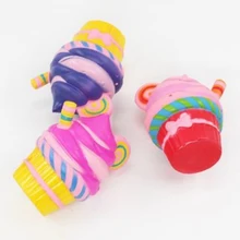 Simulation Soft Slow Rebound Squishy Toys Colorful Sweetener Ice Cream Slow Rising Phone Decor Decompression Toy