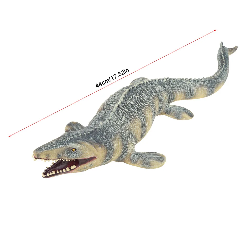Пластиковые игрушки динозавра высокой моделирования Mosasaurus Liopleurodon модели животных яркие/мягкие/эластичные модели животных для детей