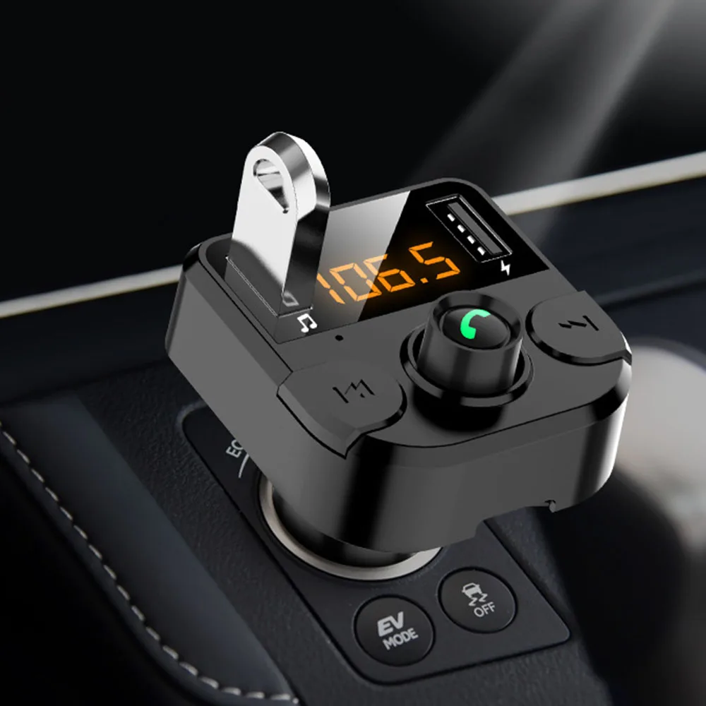 Автомобильный 12-24 В BT36B Bluetooth 5,0 автомобильный комплект MP3-плеер fm-передатчик с двойным USB зарядное устройство для устройства Handsfree музыкальный аудио приемник
