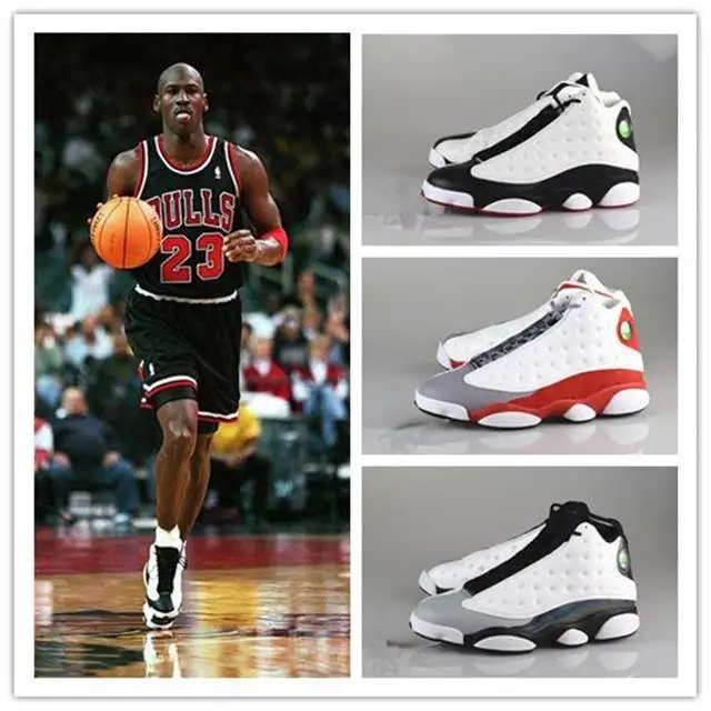 Высокие новые оригинальные Jordan 13 ретро мужские кроссовки баскетбольные кроссовки модные белые серые IA1127-111