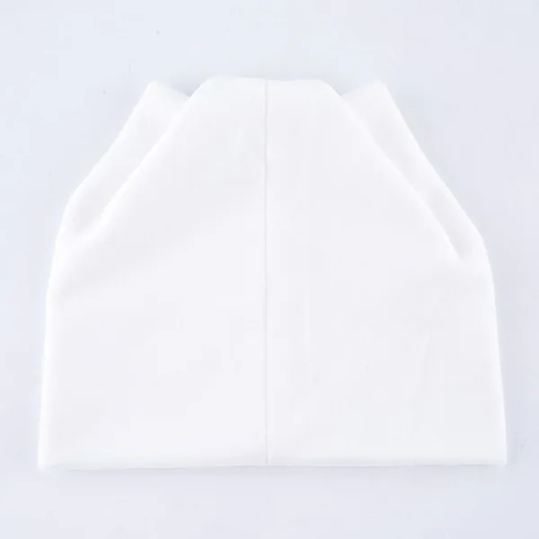 NUZADA Flannelette/Женская осенне-зимняя шапка с милым котенком; детская шапка; Новинка; однотонные шапки для девочек; теплые шапки; Лыжная Шапочка - Цвет: White