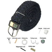 Военная Тактическая Парашютная веревка ремень многофункциональный инструмент безопасности выживания нейлоновый плетеный ремень для наружного отдыха для пеших прогулок, кемпинга, путешествий