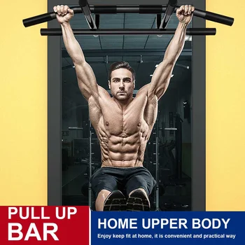

Door-Frame Chin-Up-Bar Wall Mounted Pull Up Bar Dip Chin Workout Gym Station Stand Sit Ultimate Body Training-Bars home gym