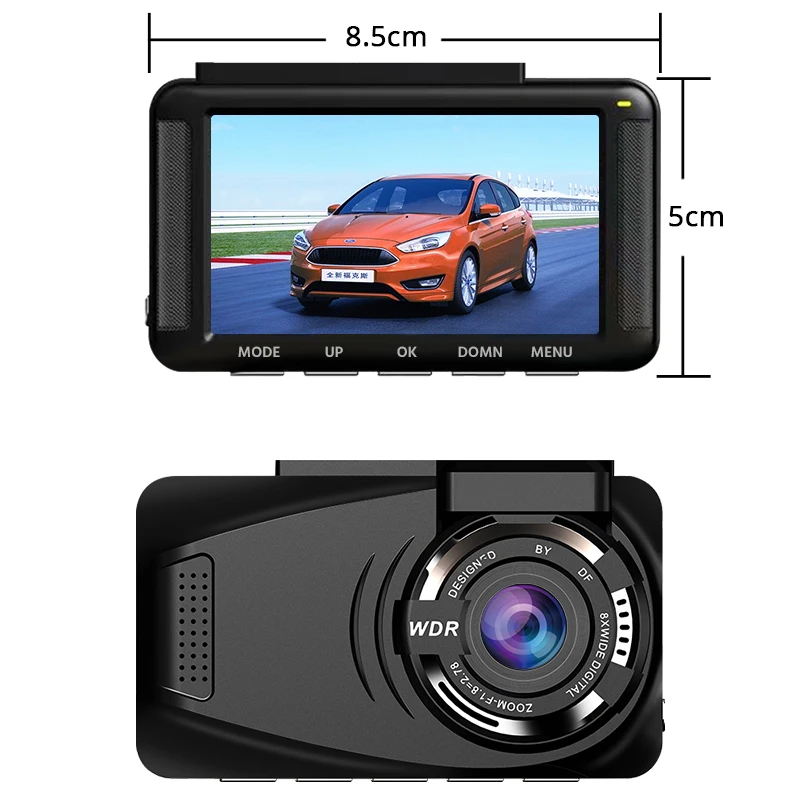 E ACE B37 Автомобильный видеорегистратор 3 дюймов мини Full HD 1080P Автомобильная камера