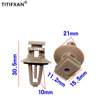 

10PCS Car door threshold trim welcome pedal footrest fastener clip for BMW 318i/320i/325i/520/523/530/X5/X6 sill footboard rivet